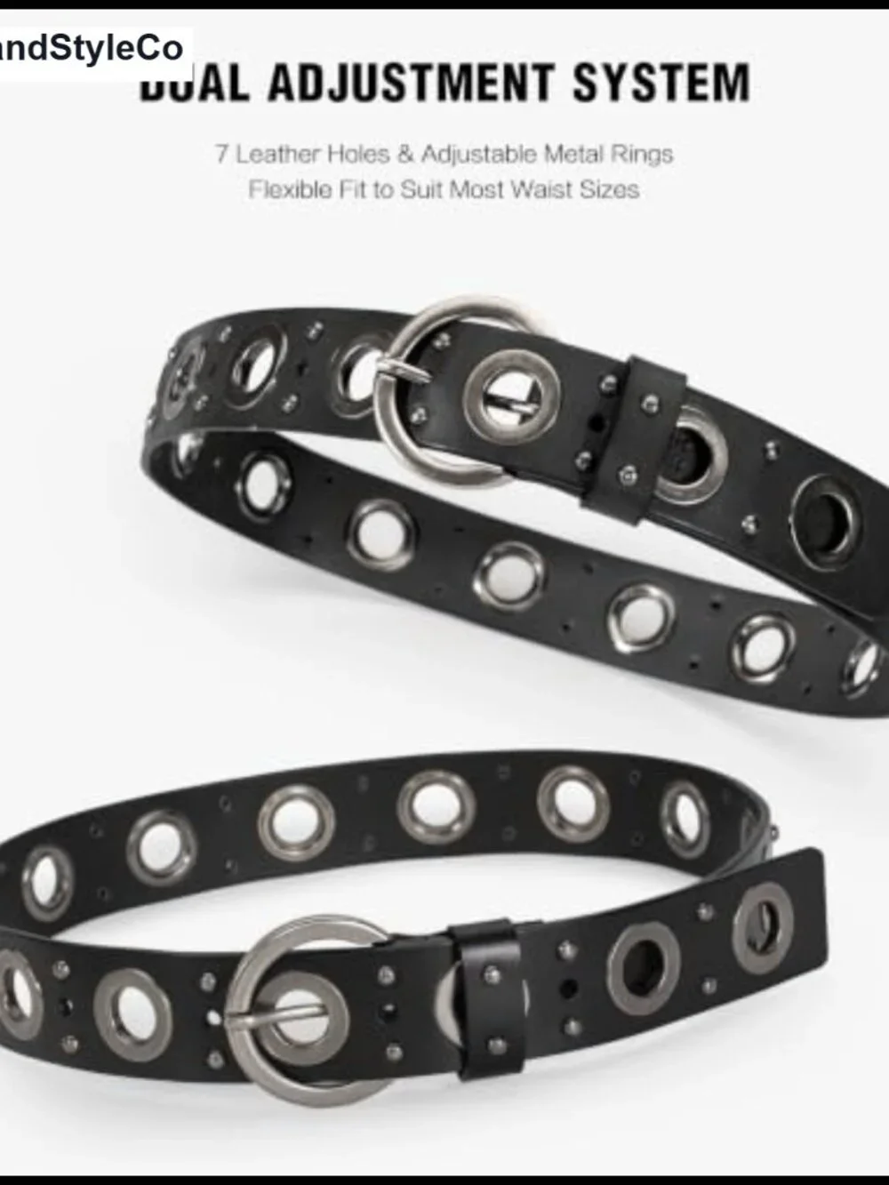 Women's Genuine Full-Grain Leather Belt 1.5